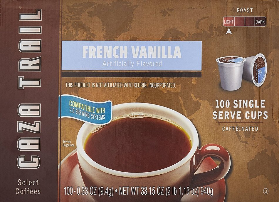 Caza Trail Coffee, Decaf Breakfast Blend, 24 Single Serve Cups N69