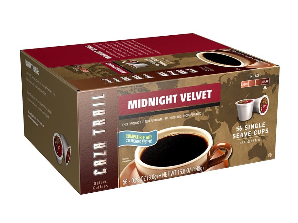 Caza Trail Coffee, Decaf Breakfast Blend, 24 Single Serve Cups N77