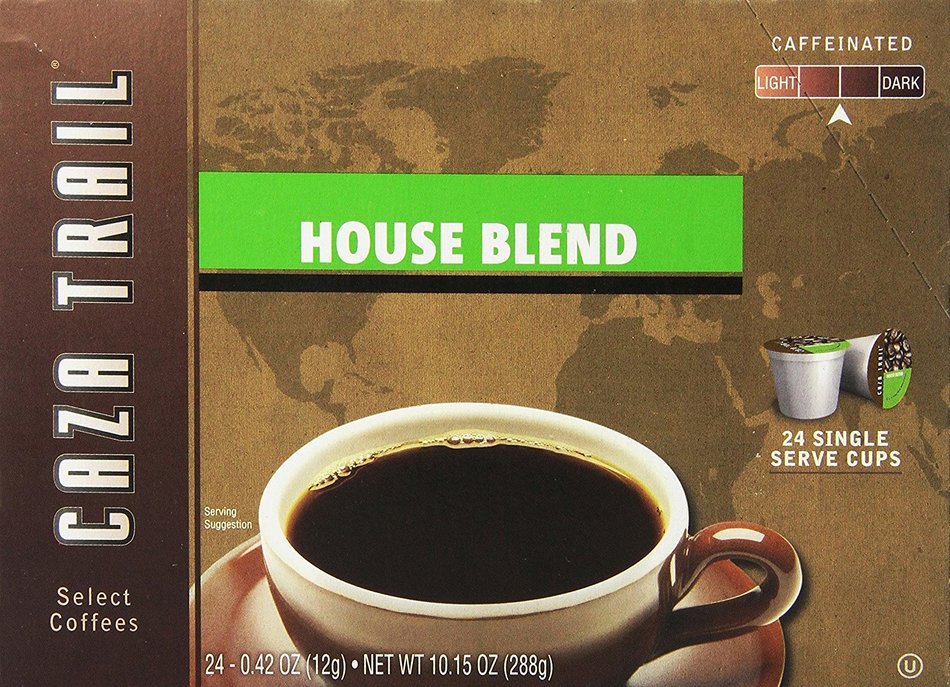 Caza Trail Coffee, Decaf Breakfast Blend, 24 Single Serve Cups N82