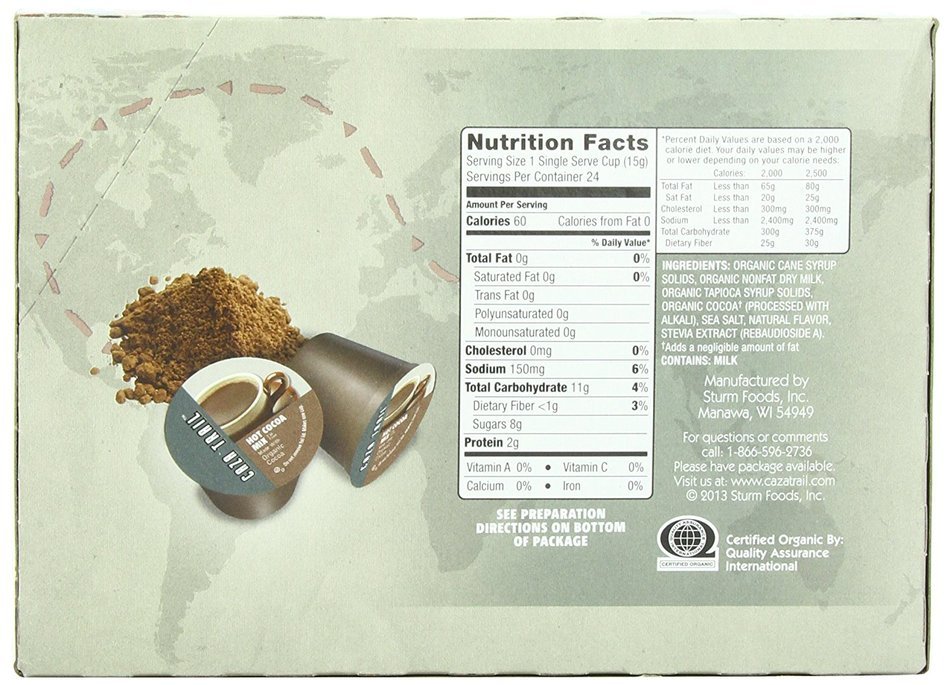 Caza Trail Coffee, Decaf Breakfast Blend, 24 Single Serve Cups N95