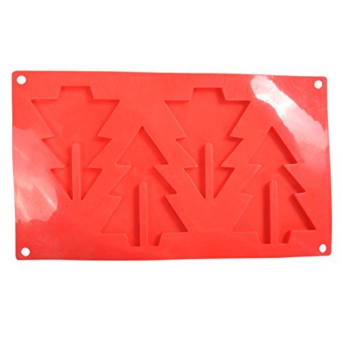 Silicone Christmas Cake Tools Baking Chocolate Molds 11.5" By 6.69" N3