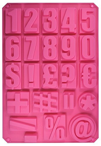NY Cake Number and Media Icons Silicone Baking Mold N2