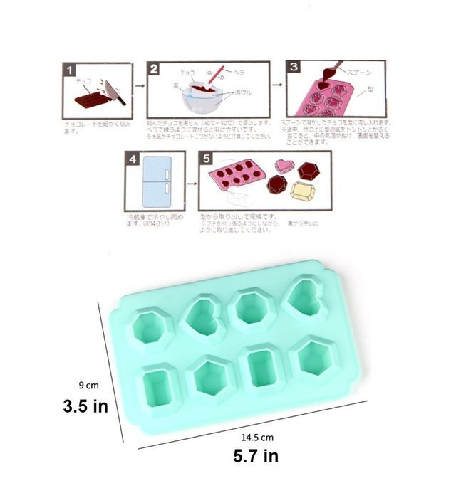 Arbor Home Heart Silicone Pink Donut Mold Reusable Ice Cake Bread Chocolate Jelly Candy Baking Mould N4