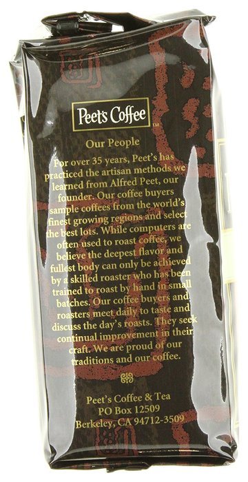Peet's Coffee French Roast Ground Coffee (Bold), 12 oz N3