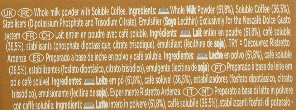Nescafe Dolce Gusto Cortado Coffee Capsules N4