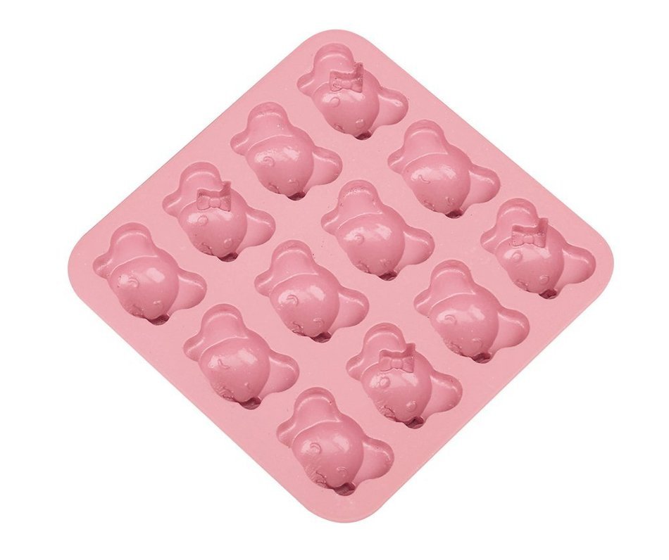 Chocolate Mold Cross Hearts Elephants Silicone Petit Cake Chocolate Mold