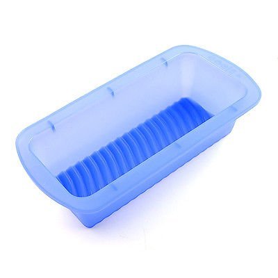 Food-grade Silicone Loaf Square Wave Bottom Bread Cake Mold Baking Pan 4*9 Inch N2
