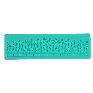 QINF Lace Gumpaste Mat Lace Flip Sugar Mold Silicone Cake Mould Chocolate Jelly Mould
