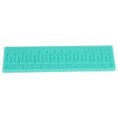 QINF Lace Gumpaste Mat Lace Flip Sugar Mold Silicone Cake Mould Chocolate Jelly Mould N2