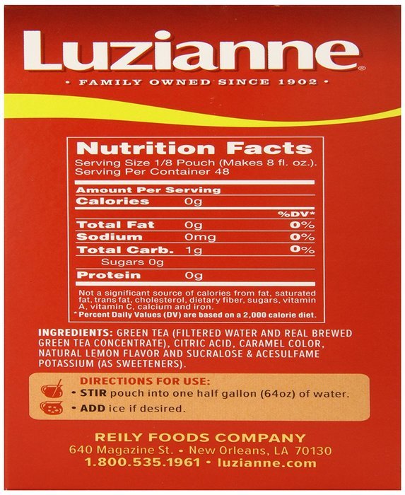 Luzianne Pour-n-Stir Sweet Tea, 6 Count (Pack of 6) N8