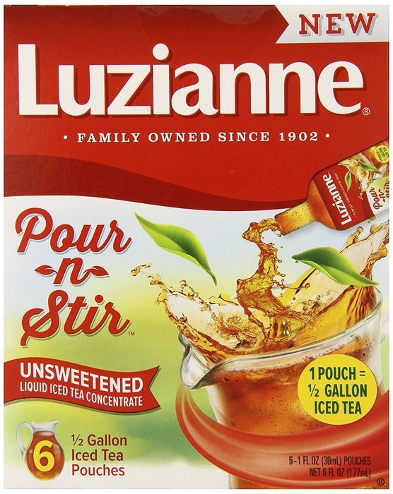 Luzianne Pour-n-Stir Sweet Tea, 6 Count (Pack of 6) N13