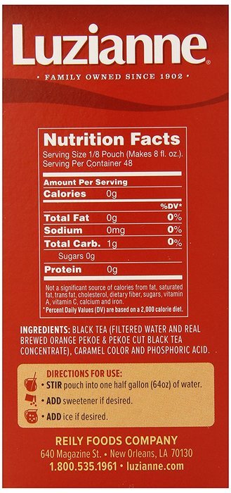 Luzianne Pour-n-Stir Sweet Tea, 6 Count (Pack of 6) N14