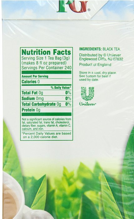 PG Tips Black Tea, Pyramid Tea Bags, 240-Count Box (Pack of 2) N5