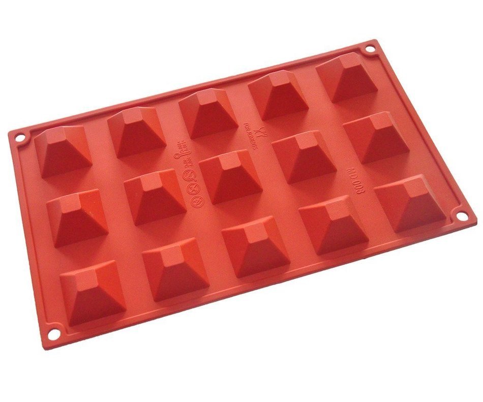 FOUR-C Baking Molds Cake Pans Silicone Bakeware Color Purplish Red
