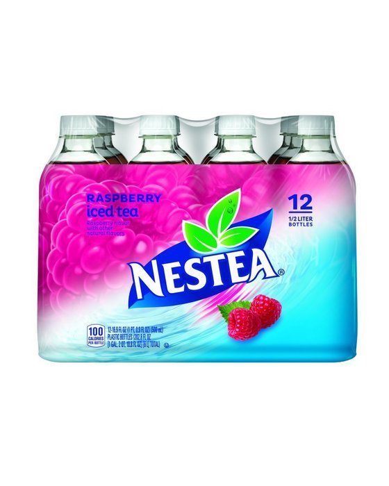 Nestea Iced Tea, Raspberry 16.9-ounce plastic bottles (Pack of 12)