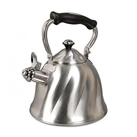 Mr. Coffee Alderton 2.3qt Tea Kettle With Lid - 2.30 Quart Kettle - Kettle - For Cooking - Stainless Steel - Matte...