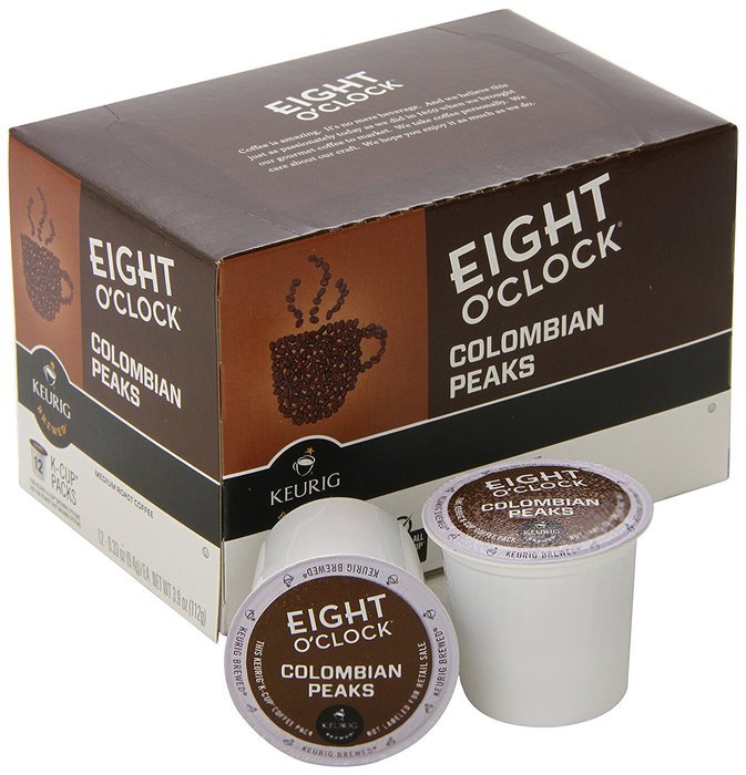 Eight O'Clock Colombian K-Cups for Keurig K-Cup Brewers, 72 Count N2