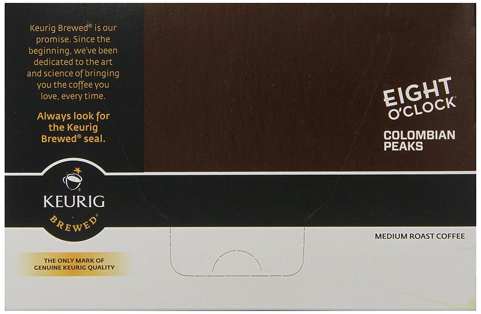 Eight O'Clock Colombian K-Cups for Keurig K-Cup Brewers, 72 Count N4