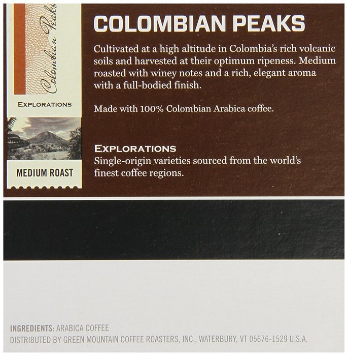 Eight O'Clock Colombian K-Cups for Keurig K-Cup Brewers, 72 Count N7