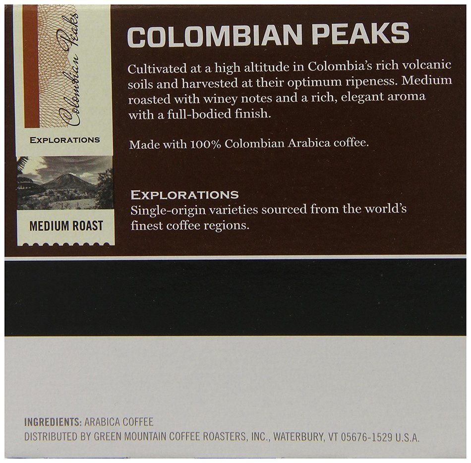 Eight O'Clock Colombian K-Cups for Keurig K-Cup Brewers, 72 Count N8