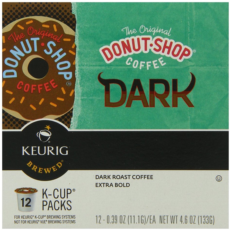 The Original Donut Shop Dark Coffee, Keurig K-Cups, 72 Count N5