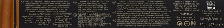 Nespresso OriginalLine: Caramelito, 10 Count N2