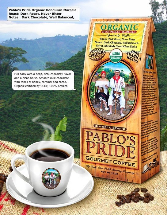 2LB Pablo's Pride Gourmet Coffee - Guatemala - Medium-dark Roast Coffee - Whole Bean Coffee - 2 Pound ( 2 lb )... N11
