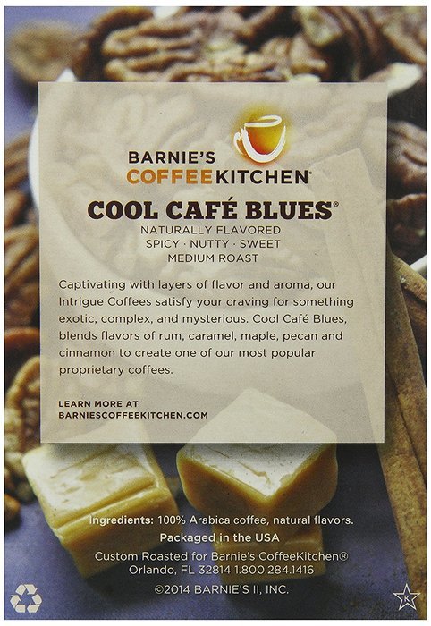 Barnie's CoffeeKitchen Santa's White Christmas Single-Cup Coffee, 24 Count N9