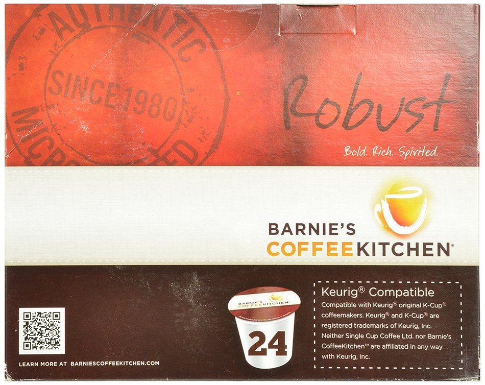 Barnie's CoffeeKitchen Santa's White Christmas Single-Cup Coffee, 24 Count N24