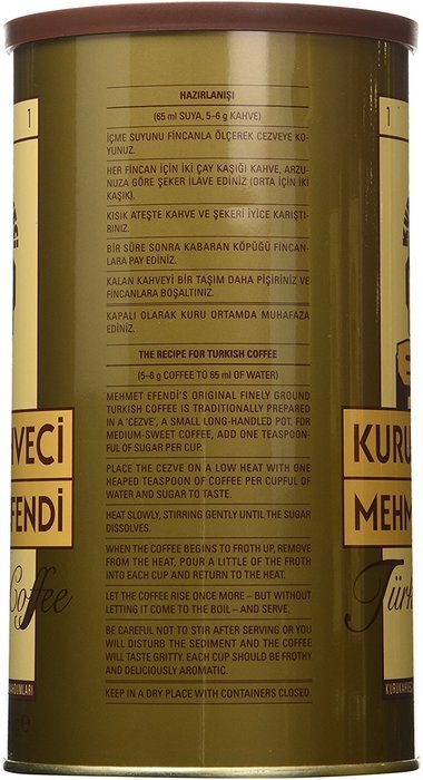 Kurukahveci Mehmet Efendi Turkish Coffee 3 Pack (3 X 500gr) N2