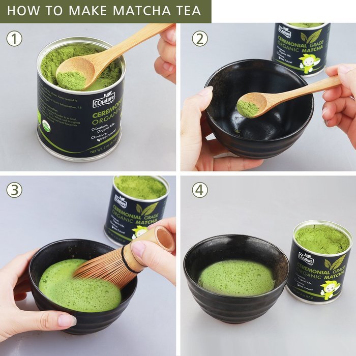 CCnature Organic Matcha Green Tea Powder 8oz (new) N9