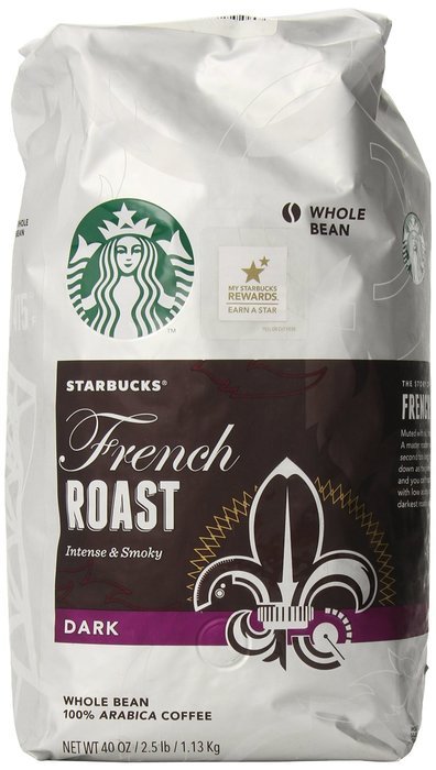 Starbucks French Roast Whole Bean Coffee, 40 Ounce