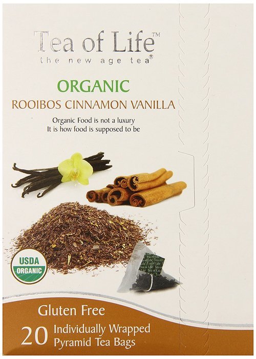 Tea Of Life Organic Rooibos, Cinnamon Vanilla, 20 Count N3