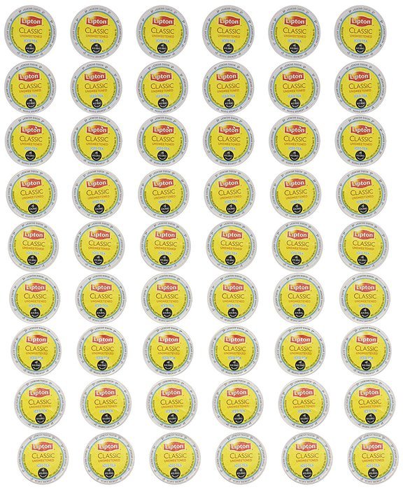 Lipton Iced Unsweetened Tea K-Cup, Classic, 54 Count