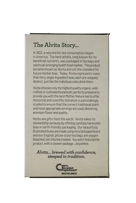 Alvita Organic Herbal Tea Red Clover -- 24 Tea Bags N9