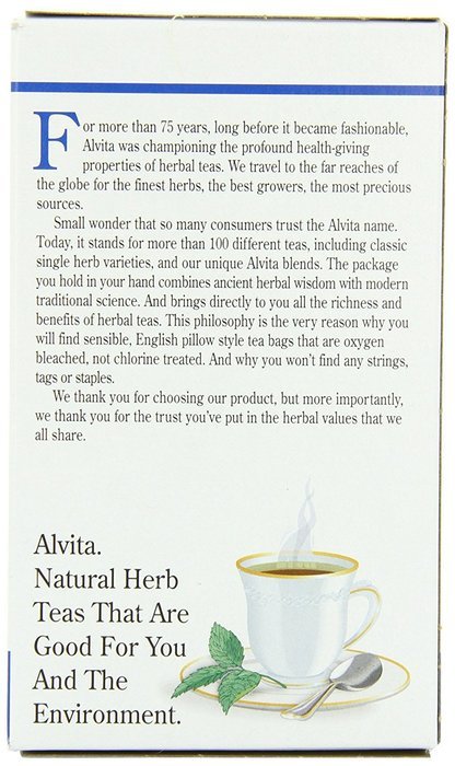 Alvita Organic Herbal Tea Red Clover -- 24 Tea Bags N31