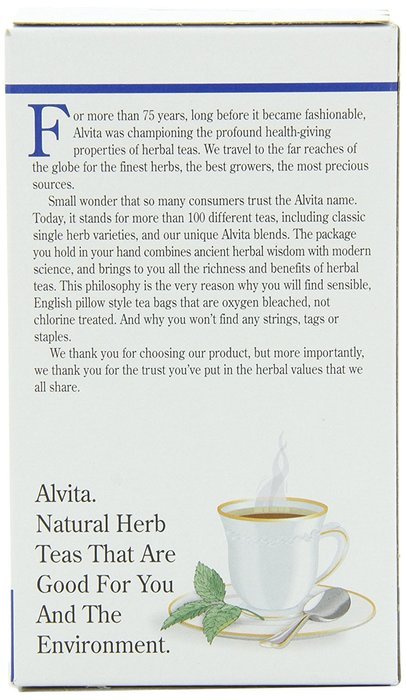 Alvita Organic Herbal Tea Red Clover -- 24 Tea Bags N41