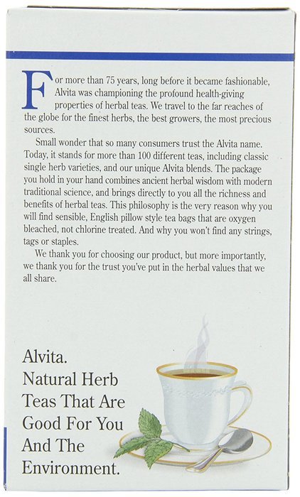 Alvita Organic Herbal Tea Red Clover -- 24 Tea Bags N47