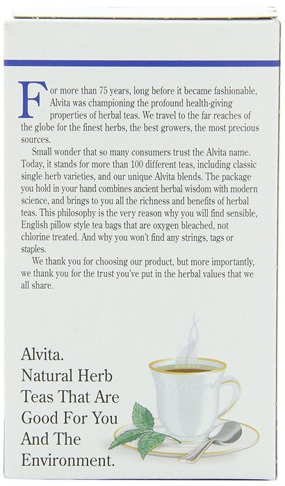 Alvita Organic Herbal Tea Red Clover -- 24 Tea Bags N59