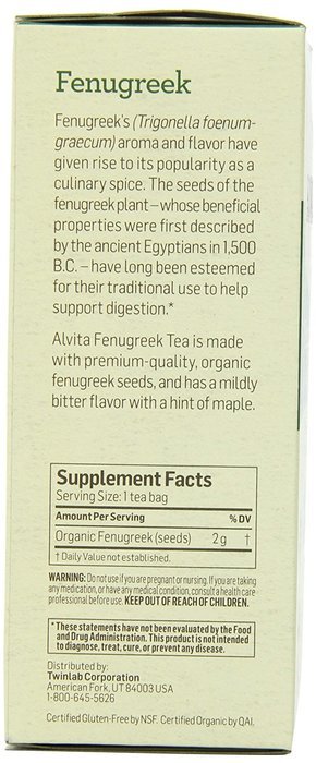 Alvita Organic Herbal Tea Red Clover -- 24 Tea Bags N64