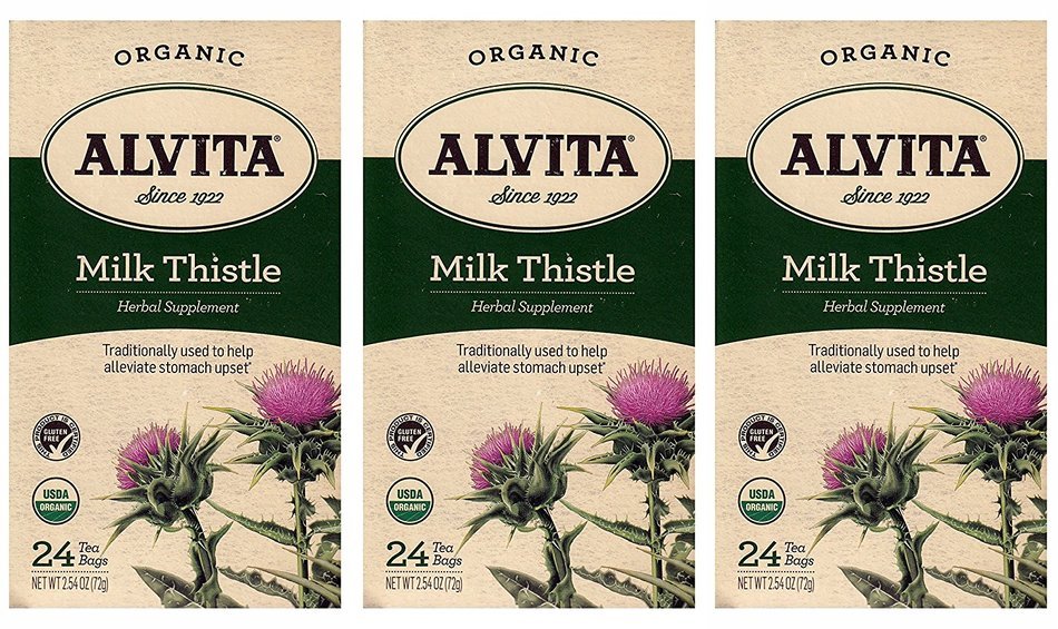 Alvita Organic Herbal Tea Red Clover -- 24 Tea Bags N78