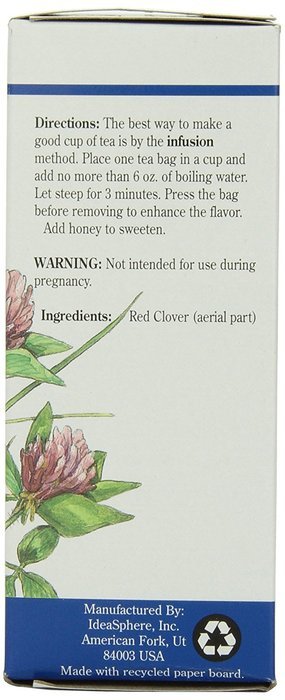 Alvita Organic Herbal Tea Red Clover -- 24 Tea Bags N95