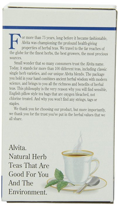 Alvita Organic Herbal Tea Red Clover -- 24 Tea Bags N96