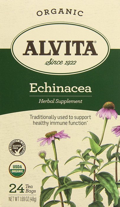 Alvita Organic Herbal Tea Red Clover -- 24 Tea Bags N114