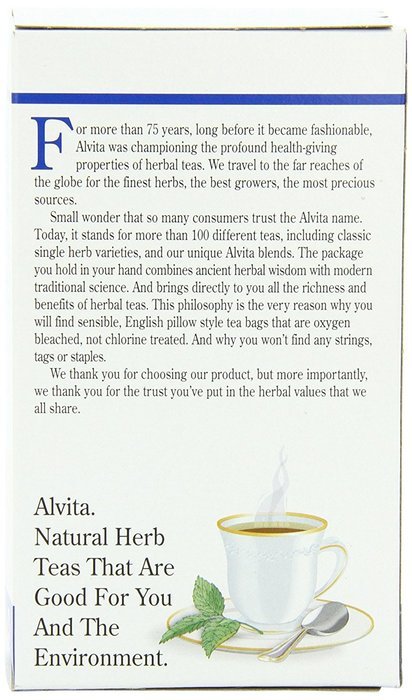 Alvita Organic Herbal Tea Red Clover -- 24 Tea Bags N129