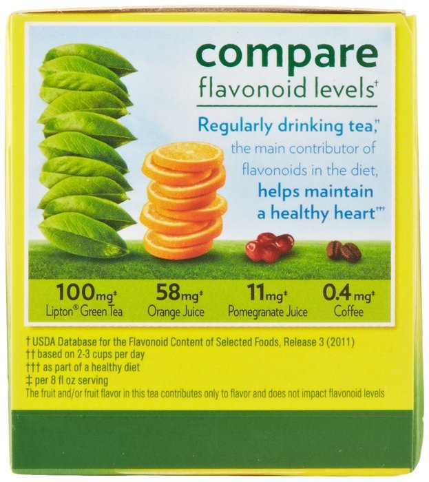 Lipton Green Tea, Acai Dragonfruit Melon 20 ct N9