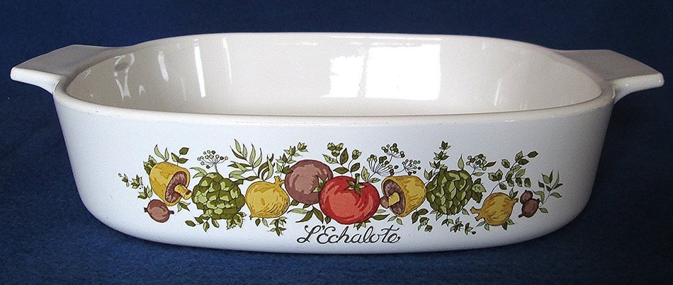 Corning Ware A-8-B Spice of Life Casserole - NO LID - 8 X 8 X 1-3/4