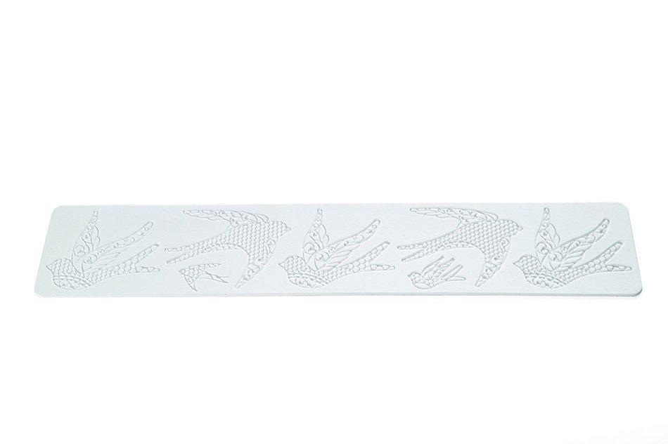 Silikomart Silicone Wonder Cakes Collection Sugar Lace Mats for Cake Decoration, Birds