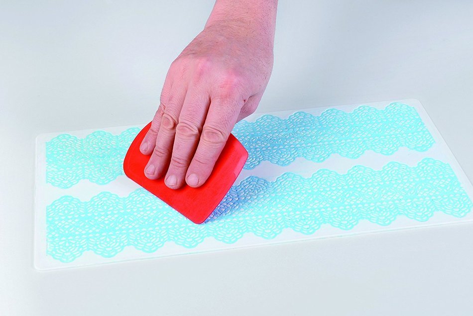 Silikomart Silicone Wonder Cakes Collection Sugar Lace Mats for Cake Decoration, Birds N8