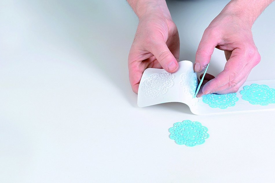 Silikomart Silicone Wonder Cakes Collection Sugar Lace Mats for Cake Decoration, Birds N18